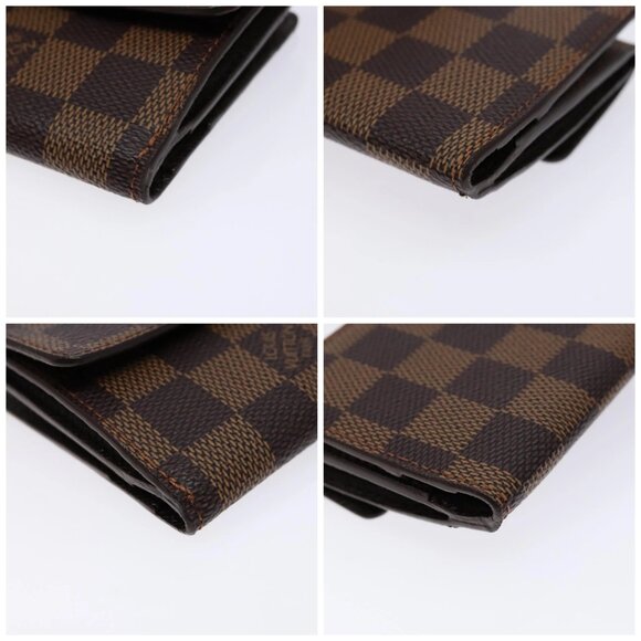 LOUIS VUITTON Damier Ebene Ludlow Coin Purse N62925 LV Auth 134884 - Picture 14 of 16